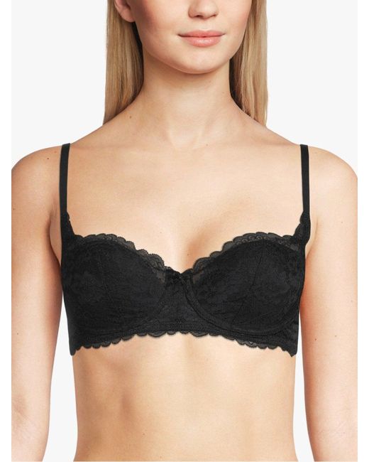 Skarlett Blue Black Minx Balconette T Shirt Bra