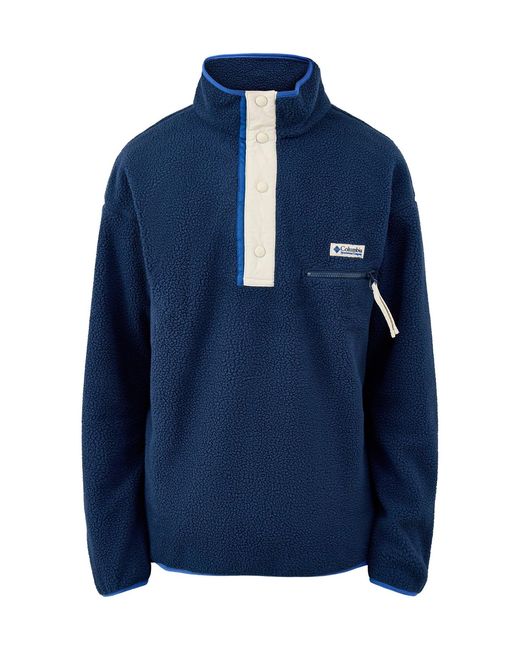 Columbia Blue Helvetia Ii Half Snap Fleece for men