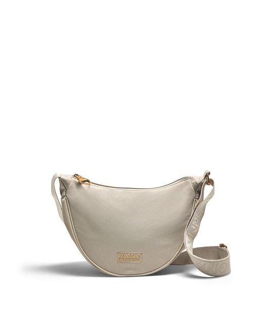 Barbour White Boulevard Sling Bag