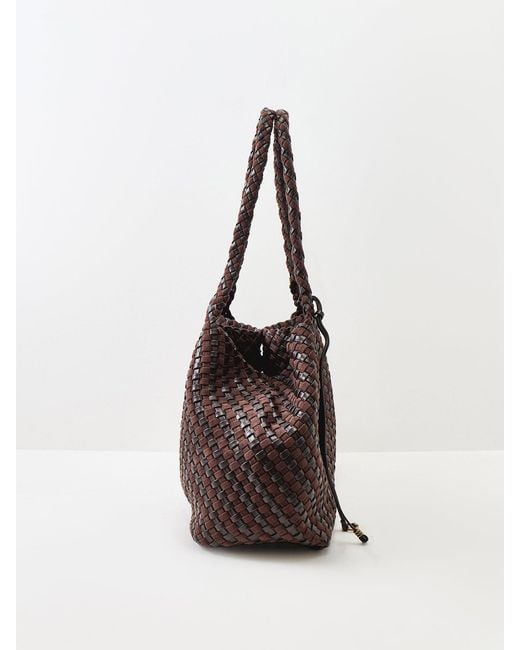Gianni Chiarini Brown Aurelie Woven Large Tote Bag