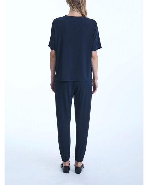 James Lakeland Blue Jersey Joggers