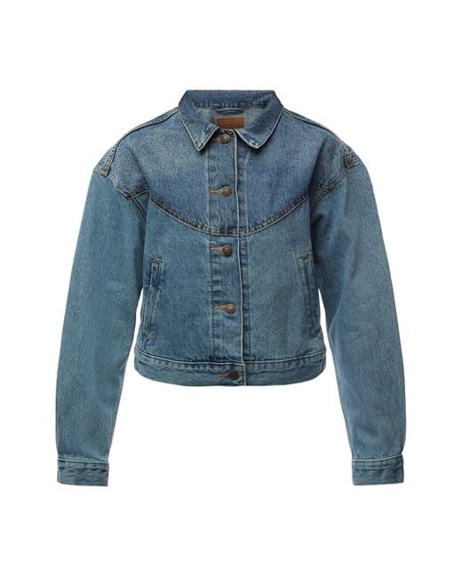 Levi's Blue Women's Shrunken 90s Trucker Jacket