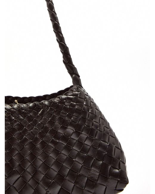 Dragon Diffusion Black Rosanna Woven Shoulder Bag