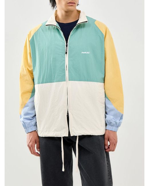 Parlez Blue Cover Track Jacket Multi for men