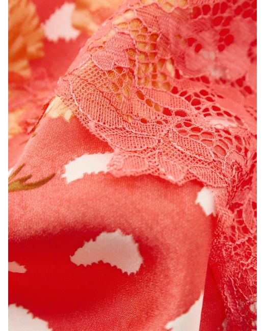 Never Fully Dressed Pink Coral Poppy Mini Maeva Skirt