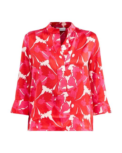 Dea Kudibal Red Danitta Long Sleeve Blouse