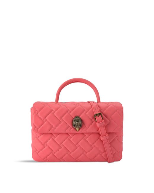 Kurt Geiger Pink Handle Kensington Bag