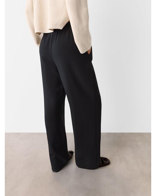 Whistles Blue Maria Fluid Crepe Trouser