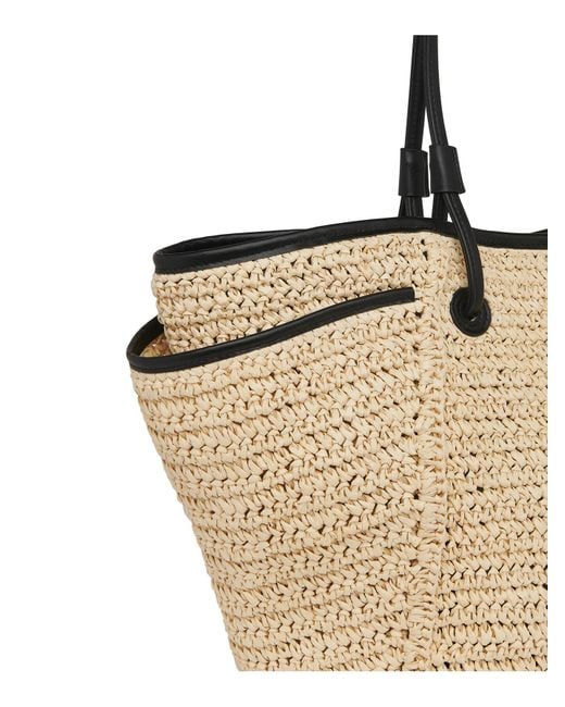 Whistles Natural Women's Zoelle Straw Tote Bag