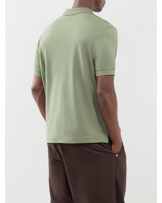 Paul Smith Green Zebra Polo Shirt for men