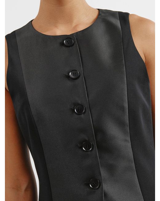 Albaray Black Tuxedo Waistcoat