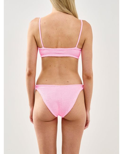 Hunza G Pink Alicia Bikini Set