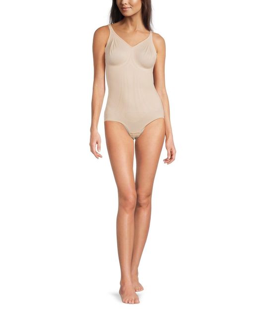 Miracle Control White Lycra Fit Sense Body Suit