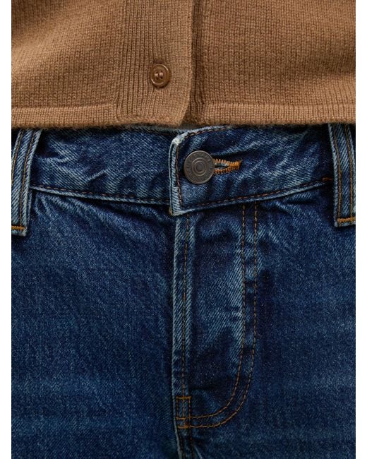 FRAME Blue The Pixie Wide Leg Jeans