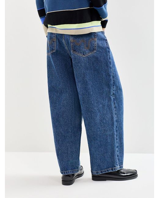 ICECREAM Blue Running Dog Triple Scoop Jeans for men