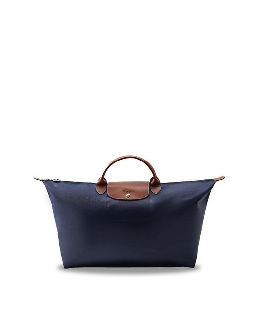 Longchamp Blue Le Pliage Original Large Travel Bag