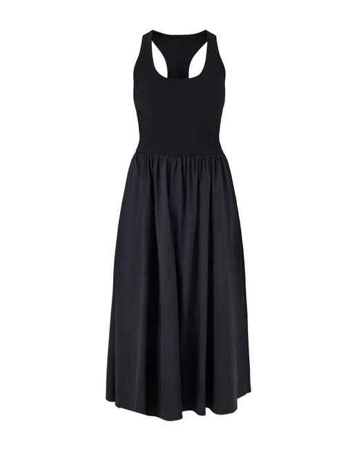 Sweaty Betty Black Explorer Ribbed Racer Dress