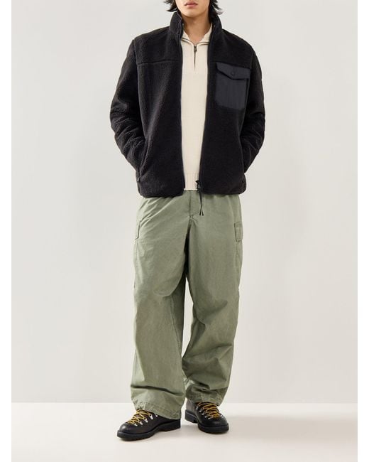 Barbour Black Fleece Jacket for men