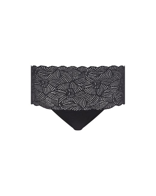 Chantelle Black Soft Stretch Lace Full Brief