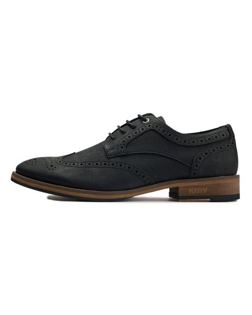 V.Gan White Vegan Barley 2 Brogues for men