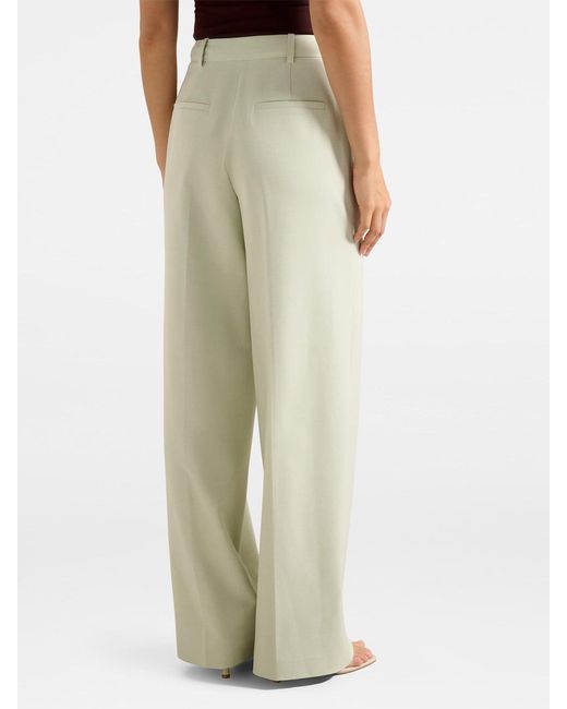 Forever New Green Veda Wide Leg Pants