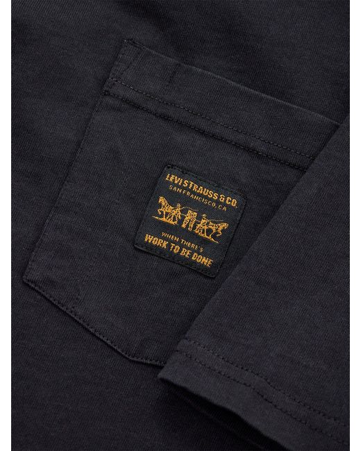 Levi's Blue Pocket T-Shirt for men