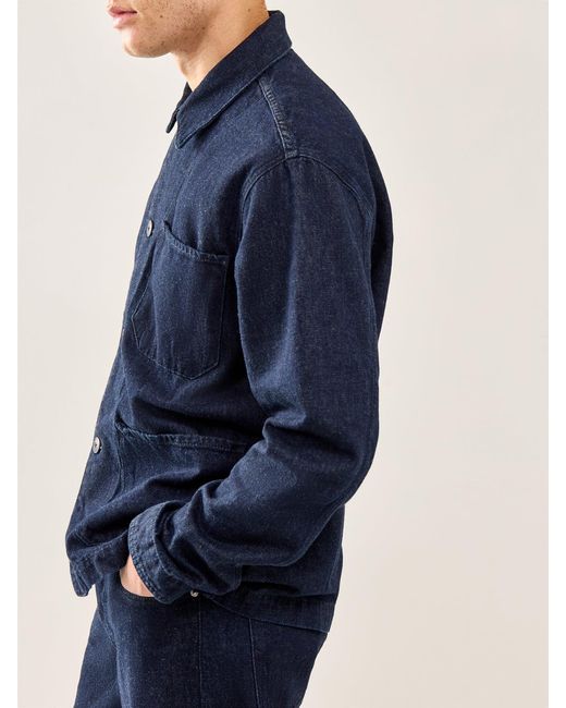 SELECTED Blue Landon Regular Fit Jacket Dark for men