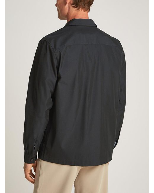 Calvin Klein Black Boxy Overshirt for men