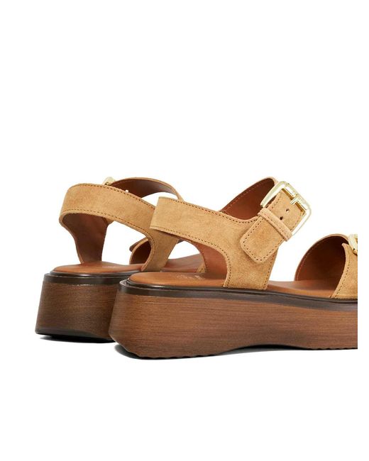 Dune White Luno Strappy Sandals