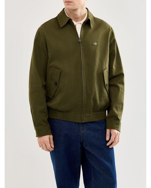 Gant Green Twill Jacket for men