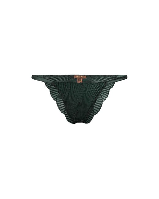 Coco De Mer Green Women's Athena Brazilian Knicker