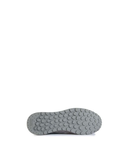 Flower Mountain White Puerh Uni Suede Trainers for men