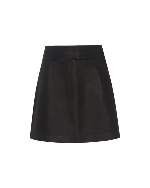 Whistles Black A Line Skirt