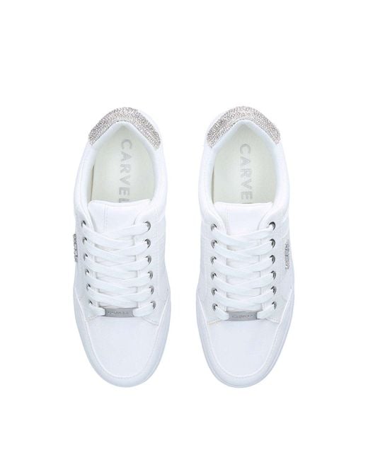 Carvela Kurt Geiger White Women's Jive Lace Up