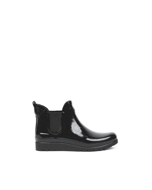 Barbour Black Alexa Lou Wedge Wellie Boots