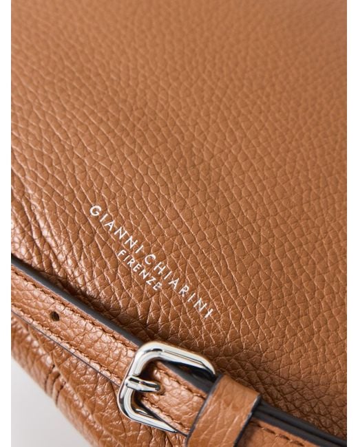 Gianni Chiarini Brown Cleo Medium Shoulder Bag Tan