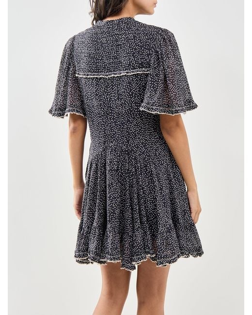 Isabel Marant Gray Daynia-Ga Mini Dress Multi
