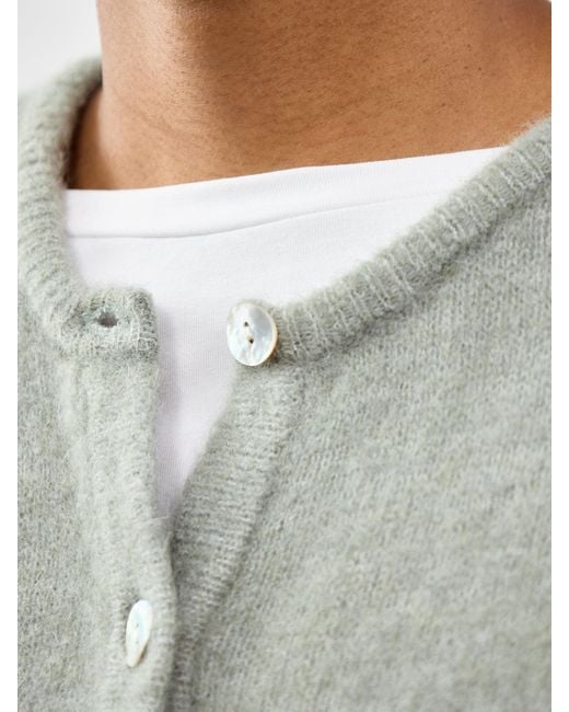 American Vintage Blue Vitow Cardigan, Wool