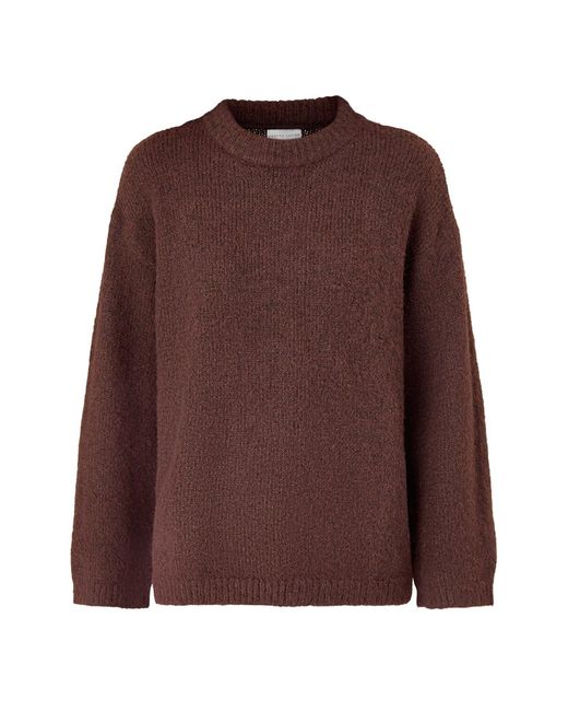 Pretty Lavish Brown Cece Fluffy Jumper
