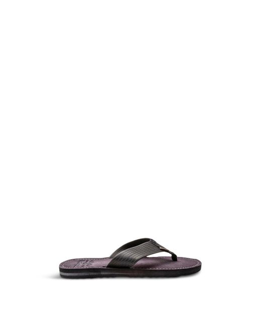 Barbour White Toeman Sandals for men