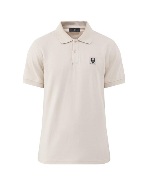 Belstaff White Polo Shirt for men