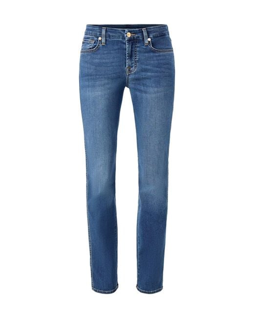 7 For All Mankind Blue Women's Kimmie Straight