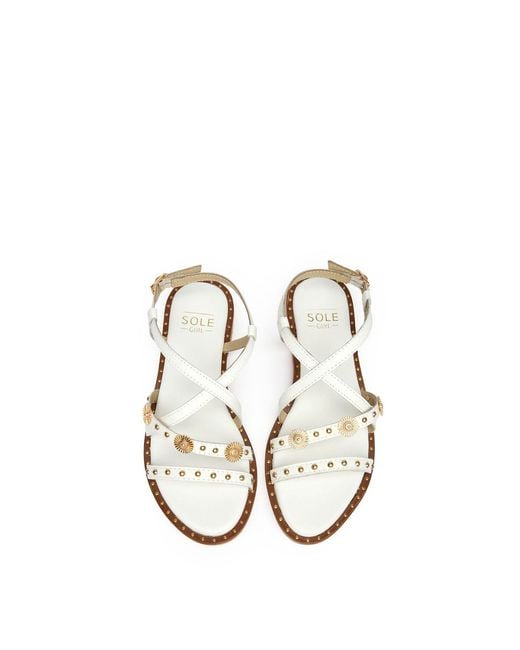 Sole White Dream Gladiator Sandals