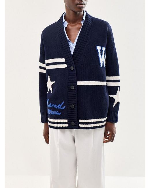 Weekend by Maxmara Blue Belgio Cardigan