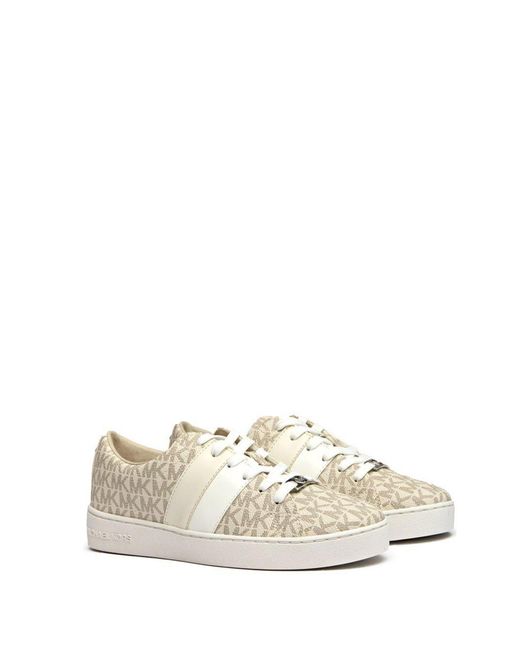 Michael Kors White Keaton Trainers