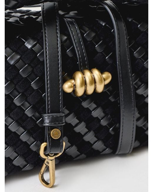 Gianni Chiarini Black Aurelie Woven Small Tote Bag