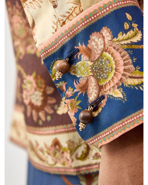 Zimmermann Blue Aster Relaxed Shirt Multi