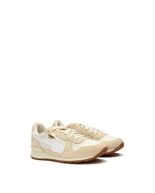 PUMA White Rx737 Vintage Trainers