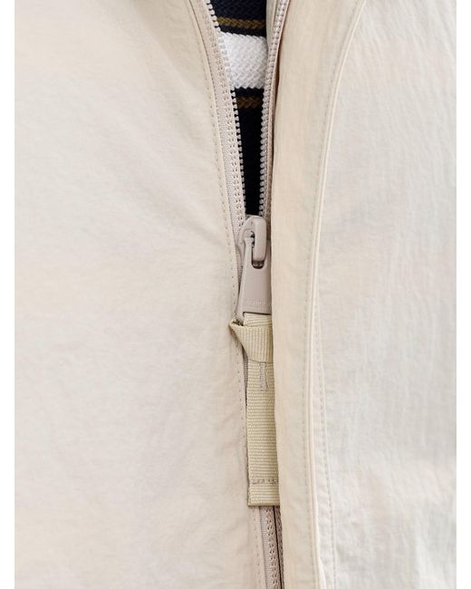 Barbour White Barnwell Showerproof Jacket Cream for men