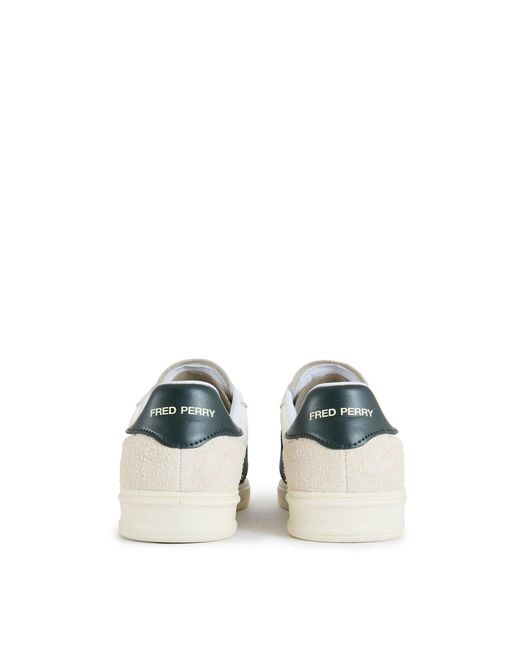 Fred Perry White B4 Suede Trainers Neutral for men